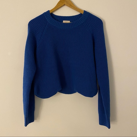 Aritzia Wilfred cropped knit Sardou sweater